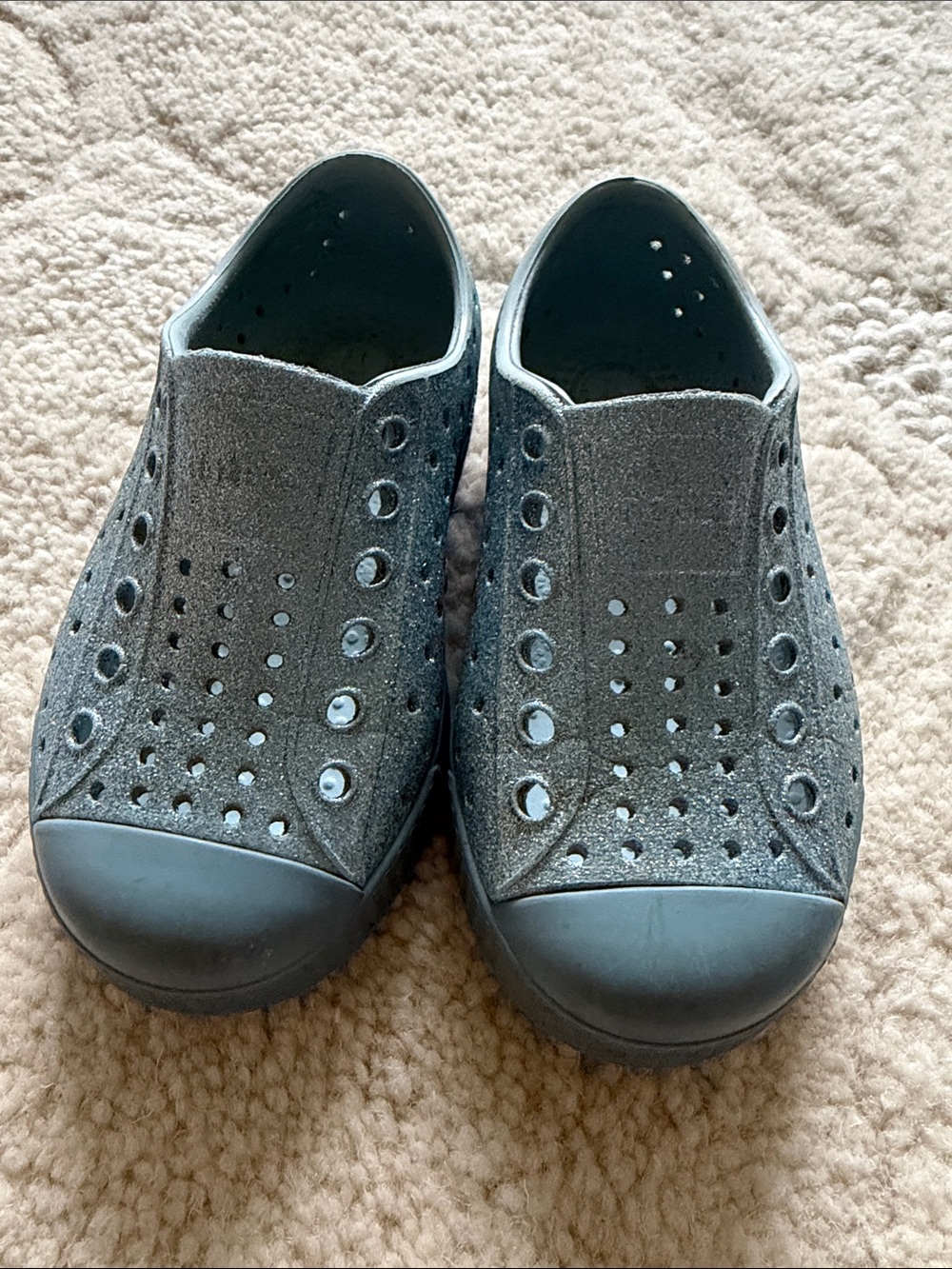 Native c7 Kids Slip-On Water-Friendly Shoes in blue